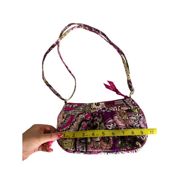 Y2K Vera Bradley Pink Paisley Print Shoulder Bag Mini - Picture 4 of 6